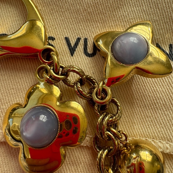 🔥LIKE NEW Louis Vuitton FULL INCLUSION key chain charm - Picture 3 of 13
